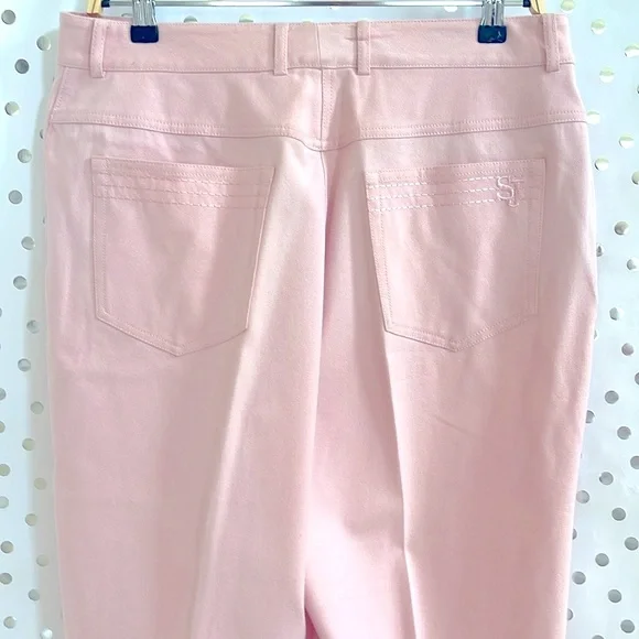 St. John Blush Straight Leg Pants - Picture 12 of 15